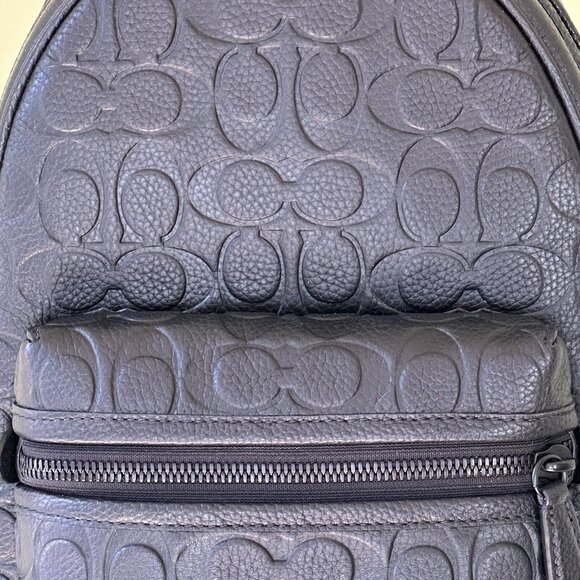 COACH CHARTER PACK IN SIGNATURE LEATHER:NWT BLACK CP116 Retail:$450 - Picture 3 of 15